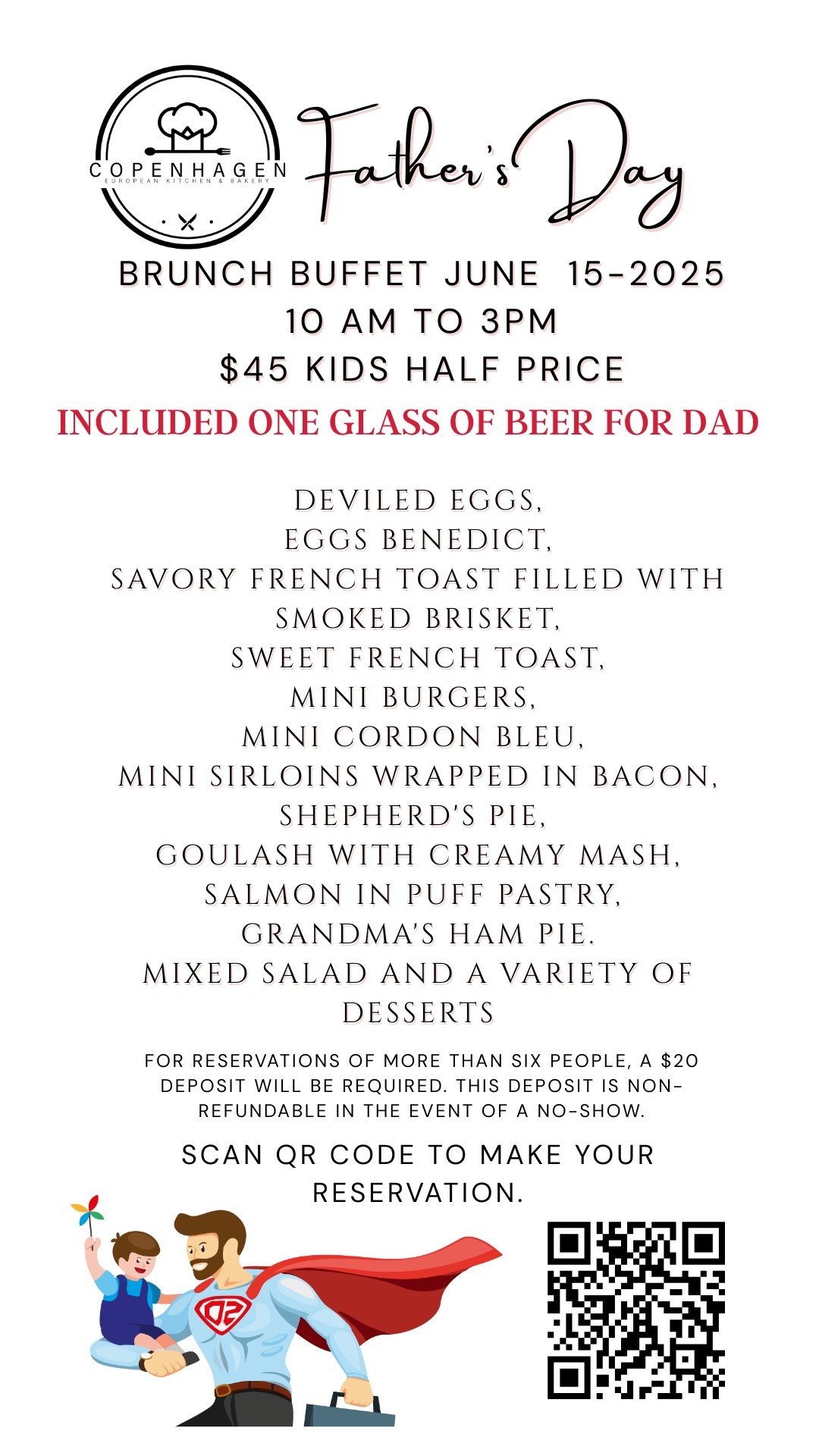 Restaurant menu item