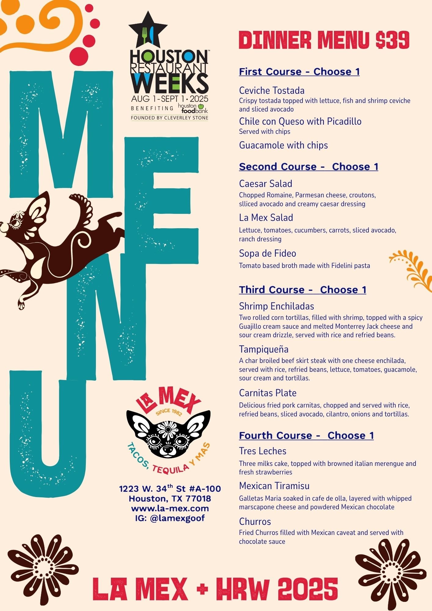 Restaurant menu item