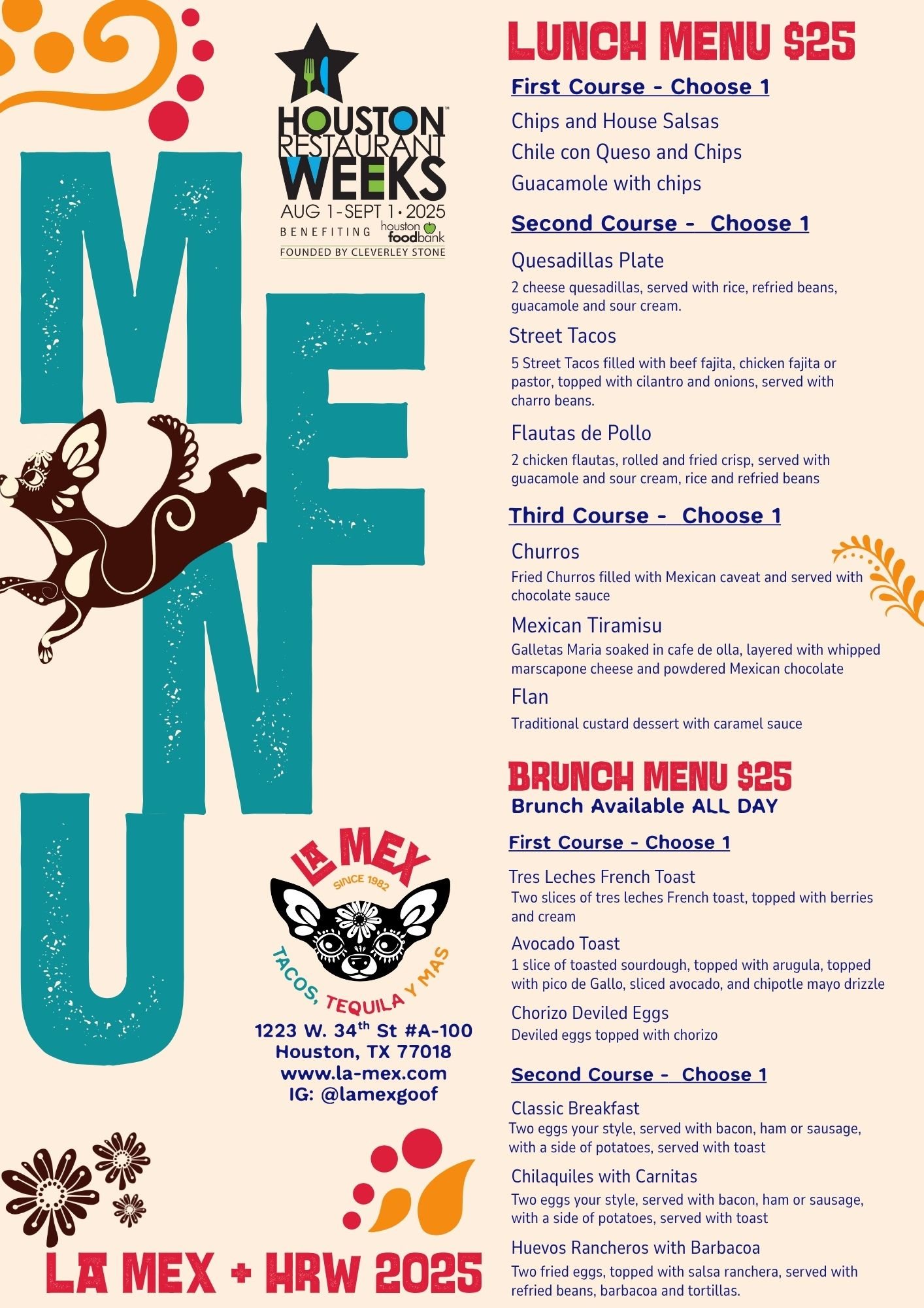 Restaurant menu item