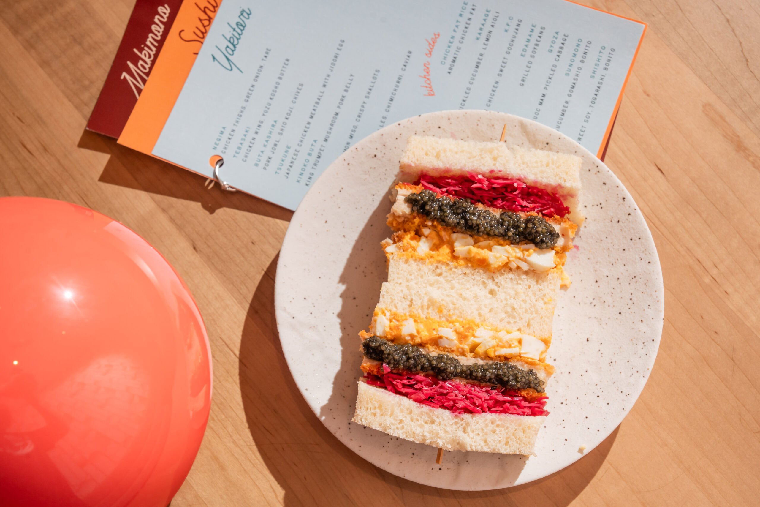 Restaurant menu item