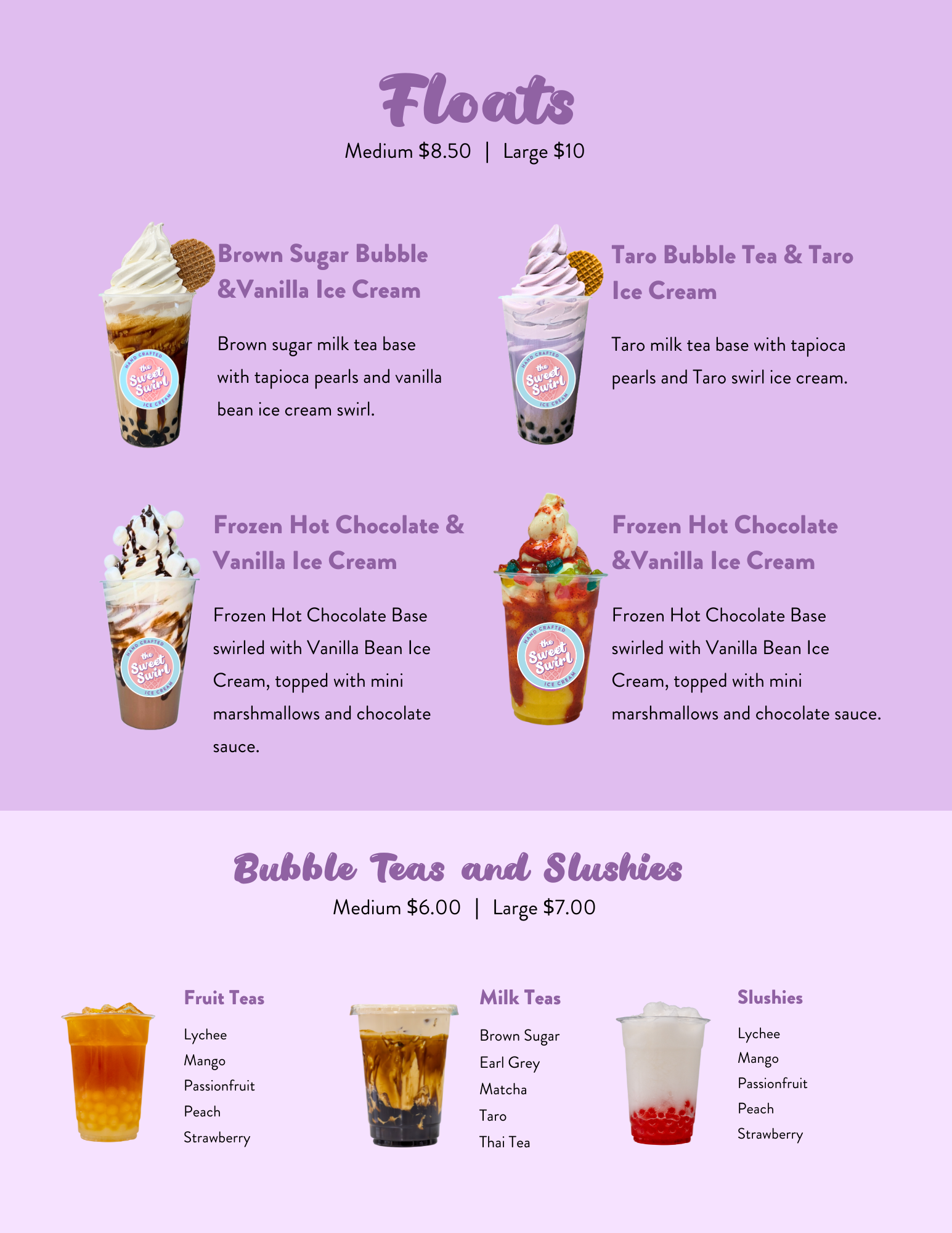 Restaurant menu item