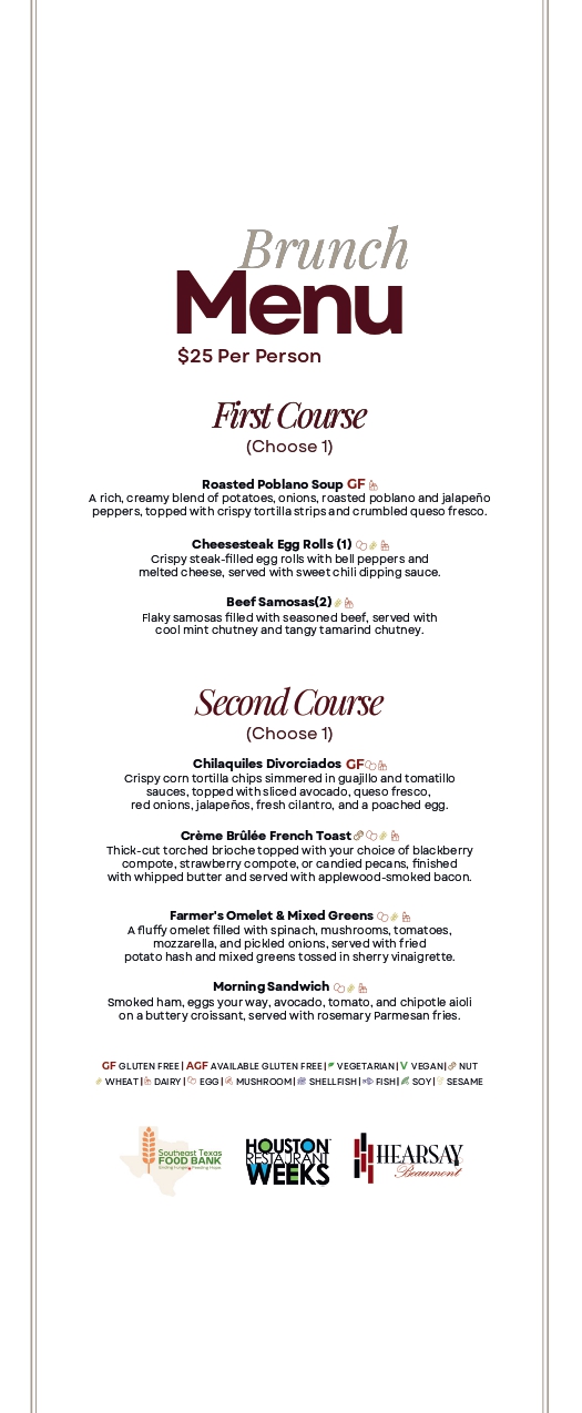 Restaurant menu item