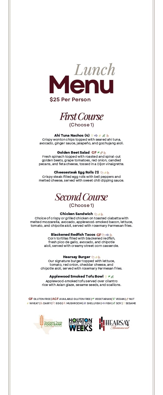 Restaurant menu item